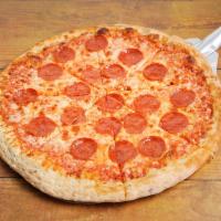 Pepperoni Classic Pizza · America's favorite pizza with an edge-to-edge layer of pepperoni and extra mozzarella cheese.