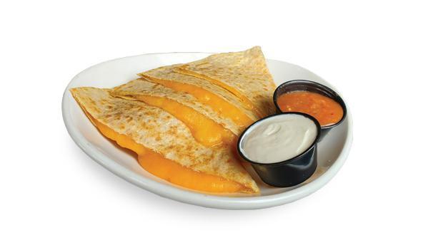 Mexican Classic Quesadilla · Comes with sides of lime crema and salsa. Add avocado for an extra charge.