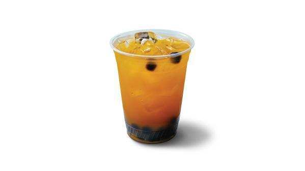 Mango Juice Tea · Boba tapioca pearls
