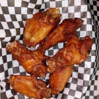Naked Jumbo Wings · 6 pieces. Fully Cooked Unbreaded Chicken Wingettes 1st and 2nd wing portions.