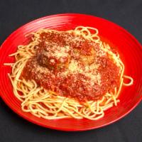 Spaghetti and Meatball Dinner · 