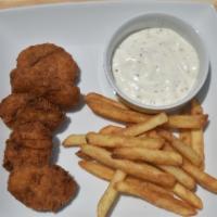 Chicken Nuggets & Fries · Kid's Classic Chicken Nuggets with French Fries.