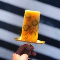 Pineapple Jalapeno Ice Pop · Sweet, spicy and refreshing; with a touch of tajin to pop up all its flavor.