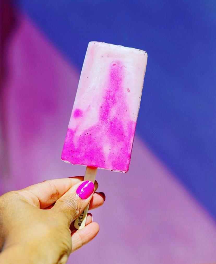 Dragon Fruit Lemonade · Our very refreshing lemonade ice pop with a twist of dragon fruit, a real beauty