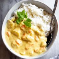 Yellow Curry · Choice of protein in the yellow paste, simmered in coconut milk with potato & white onion.
S...