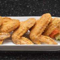 USA WHOLE Fried Wings · Chicago Style! Hand breaded and fried, seasoned with lemon pepper. Includes Pullman bread an...