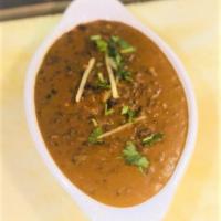 Daal Makhni · Slow-cooked black lentils in a tomato ginger sauce.
