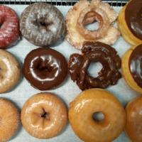 Assorted Mix Donuts(12Pcs) · 1 dozen of our most popular homemade original donuts: glazed, chocolate glazed, and assorted...