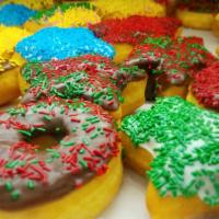 Sprinkle Donuts · 1 piece. Any shape.