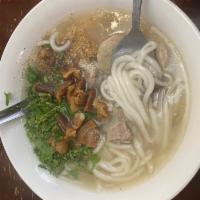 Chicken noodle soup ( khao piak sen) · 