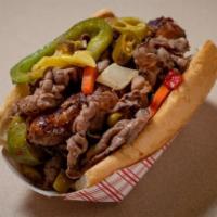 Italian Combo · The sandwich of all sandwiches!! MUST HAVE IF YOU ARE IN CHICAGO!!! Savory Italian Beef cook...