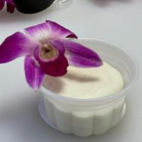Vanilla Ice Cream · Self packaged individual ice cream that works great when sharing our dessert with a friend.