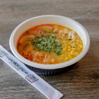 Ramen Bowl · Traditional noodles in a savory pork broth served with kamaboko fish cake and your choice of...