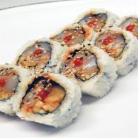 Spicy Salmon Roll · A spicy roll to meet your salmon craving. Our spicy salmon blend, avocado, and cucumber roll...