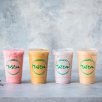 Flavored Milk Tea · Taro, Coconut, or Honeydew flavored black tea.