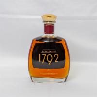 Small Batch 1792 ·  Must be 21 to purchase. Kentuky straight bourbon whiskey.
