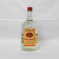 Tito's, 1.75 liter Vodka  ·  Must be 21 to purchase.  40.0% Abv. 