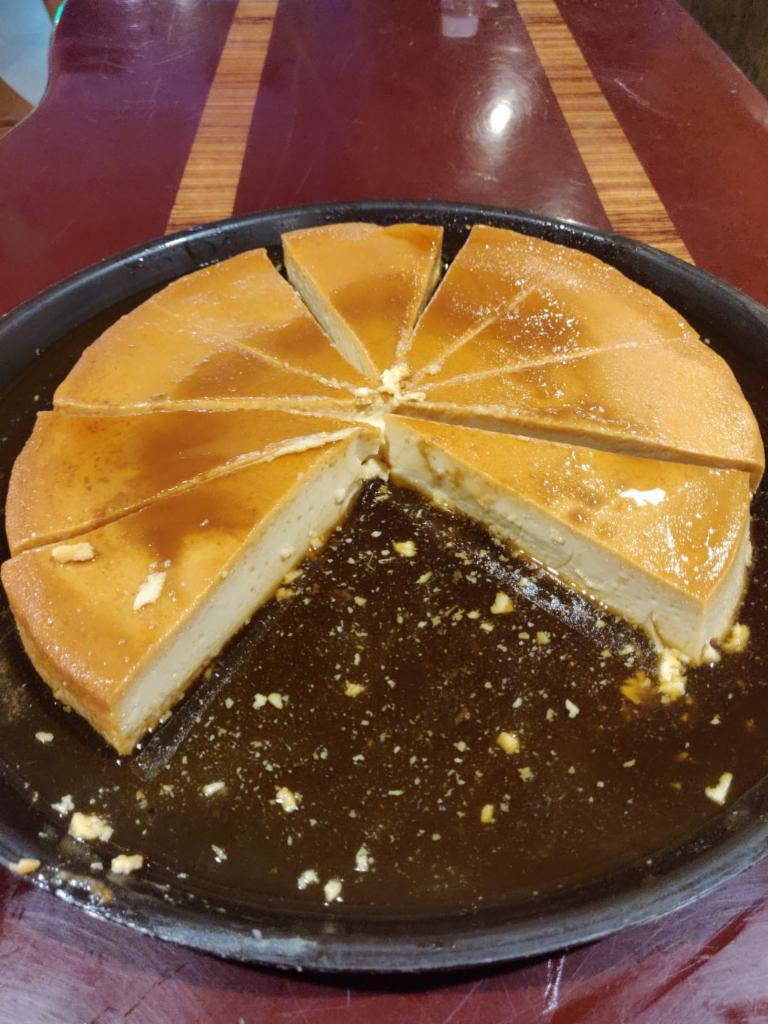 Flan · Per slice. Made in house.