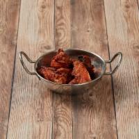 Chicken Wings · Choice of: Anthony's spicy, BBQ, Parmesan garlic or sweet chili. Served with ranch or blue c...