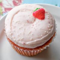 Jumbo GIANT Pretty in Pink · GIANT Strawberry cupcakes topped with strawberry cream cheese frosting. Our jumbo cupcake is...