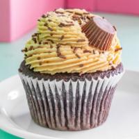 Jumbo GIANT Peanut Butter Blackout · GIANT Rich chocolate cake topped with fluffy peanut butter frosting. Our jumbo cupcake is 2 ...