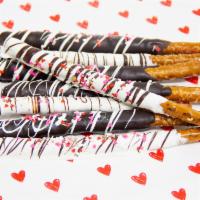 Chocolate dipped pretzel · The best combination of salty and sweet.