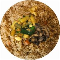 Kids Veggie Bowl · Choice of 2 vegetables; onion, mushroom, zucchini, or bean sprout with rice.

ALLERGENS: s...
