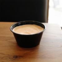 Yum Yum Sauce · Individual portion of our famous housemade sauce.

ALLERGENS: soy, wheat/gluten