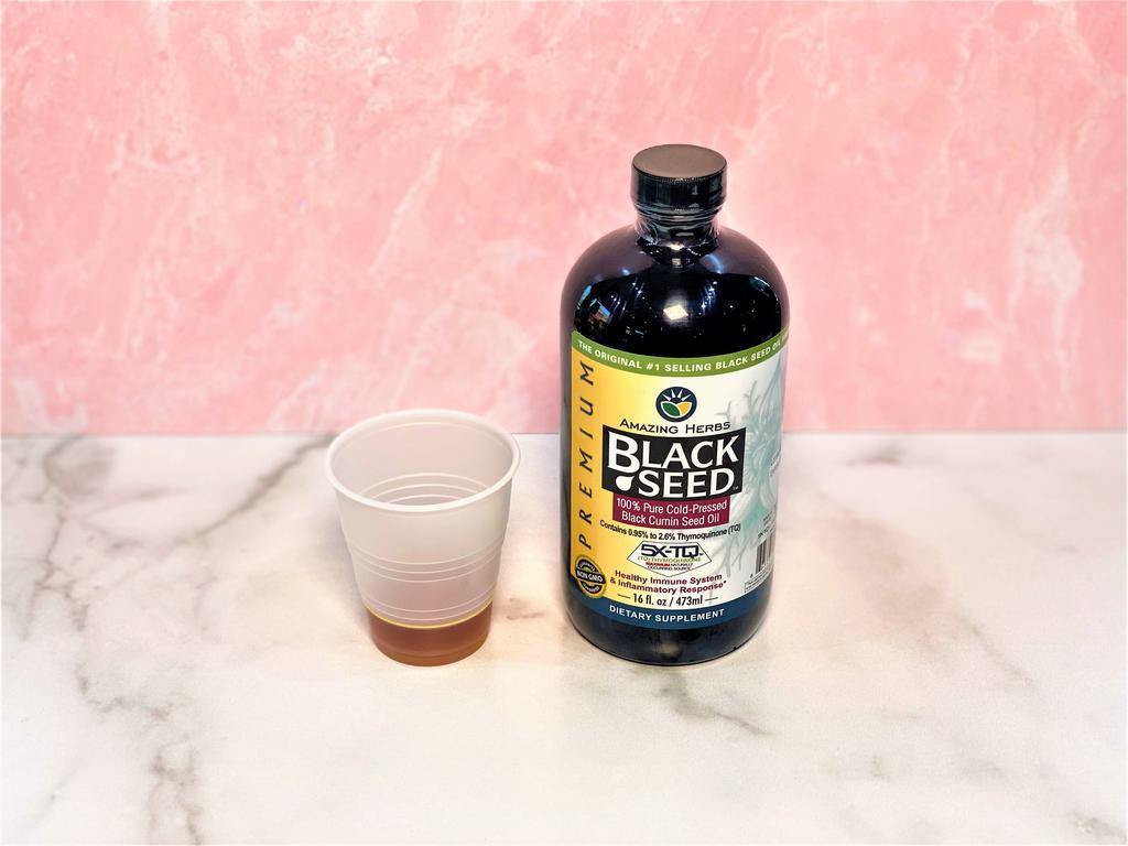 Black Seed Oil Shot · 2 oz black seed oil shot