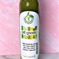 All Green Cold Pressed Juice · Diabetic friendly. 13 oz. Romaine, cucumber, green apple, spinach, kale, parsley, celery and...