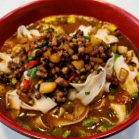 53. Shanxi Biangbiang Noodle · West Area. Hot & spicy.w Minced Pork
