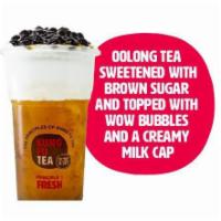 Oolong Tea Wow Milk Cap · 