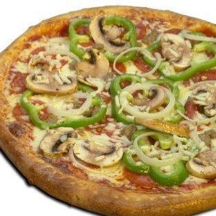 Supreme Pizza · Pepperoni, sausage, onions, mushrooms and green peppers.