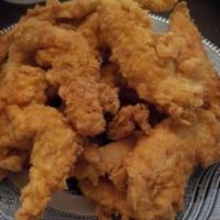 Chicken Tenders · 5 pieces served with honey mustard.
