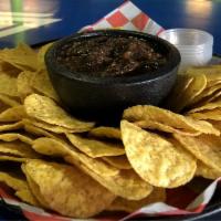 Chips & Roasted Salsa Platter · Chips & our signature homemade roasted salsa.