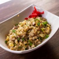 Chashu Fried Rice · Roast pork, Scallion & egg