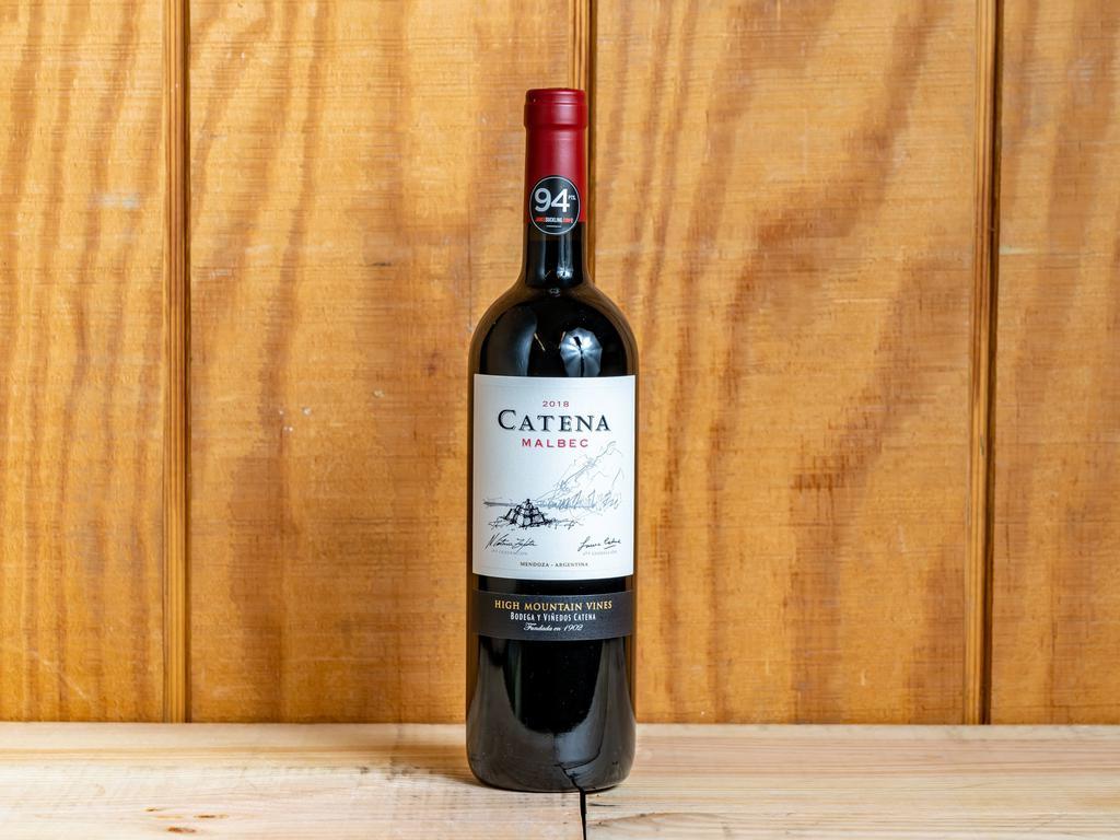 Catena Malbec · 750 ml. Red wine. 13.5% ABV. Must be 21 to purchase.
