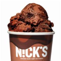 Nick's Triple Choklad Ice Cream (1 Pint) · Swedish-style Light Ice Cream. Rich, chocolate ice cream with brownie bits and fudge swirl. ...