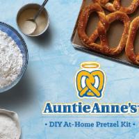 DIY At-Home Pretzel Kit (makes 10 Pretzels) · Looking for a fun, unique and tasty at-home activity? Mix, twist, bake and enjoy 10 Auntie A...
