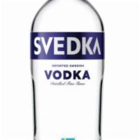 Svedka Vodka · Must be  21 to purchase. (40.0% ABV).