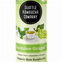 Jasmine Grape Organic Kombucha · Jasmine Grape is a smooth and delicious organic green tea kombucha made with wine grape juic...