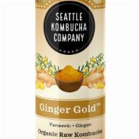 Ginger Gold Organic Kombucha · Ginger Gold is spicy, smooth, bold, and bright with just the right amount of ginger and turm...
