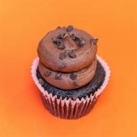 Midnight Magic Chocolate Chip Cupcake · Super moist semi-sweet chocolate cake topped with silky chocolate buttercream and a handful ...