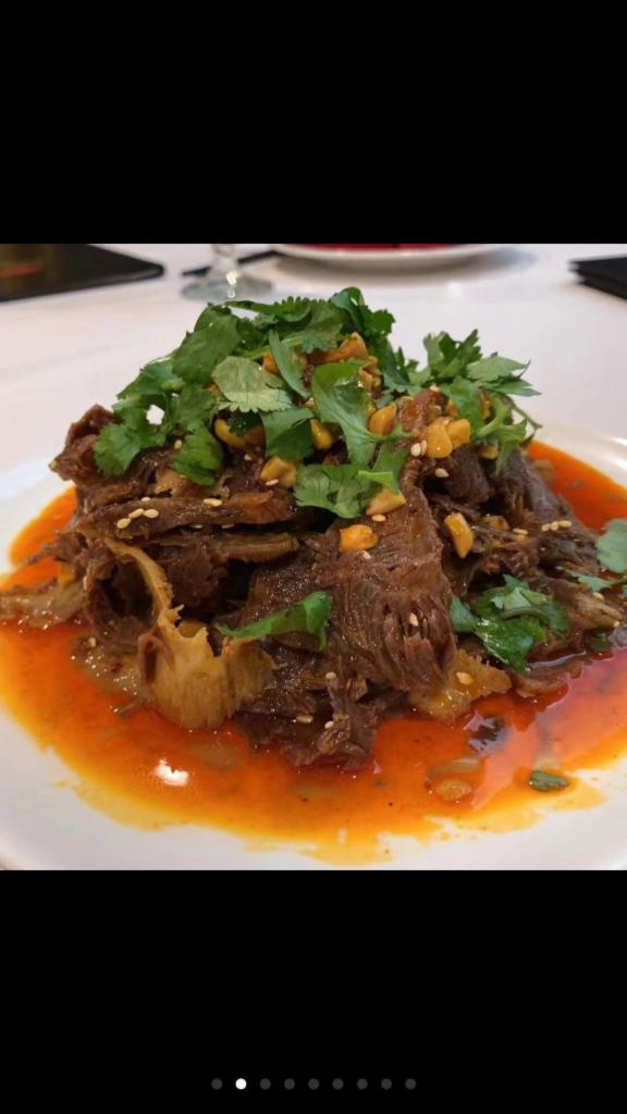 A14. Sliced Beef & Ox Organs in Chili Sauce 夫妻肺片 · With a sauce made from chili peppers and seasoning. 