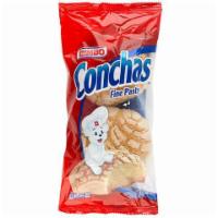 Bimbos Concha Vanilla 2 Count · A sweet baked good with sugar topping. It's soft, light and perfect for a morning (or anytim...