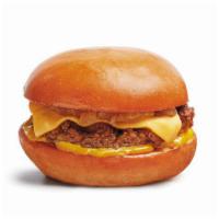 Cheeseburger Slider · Flame Grilled Beef Steak Patty, Sharp Cheddar Cheese, Thousand Island Dressing, and fire roa...