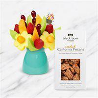 Fruit & Nuts Chocolate Daisy · Brighten someone’s day with this bundle. Start with a delicious daisy with dipped strawberri...
