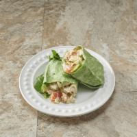 California Wrap · Free range chicken, marinated in rosemary and lemon, grilled and and mixed with baby lettuce...