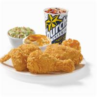 3 Piece Mixed Chicken Combo · Our 3-piece mixed combo sets the standard on full belly bliss. Served with two regular sides...