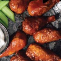 Vegan Buffalo Wings (4)  · Our famous vegan Buffalo wings are back with high demand.  This awesome appetizer comes with...